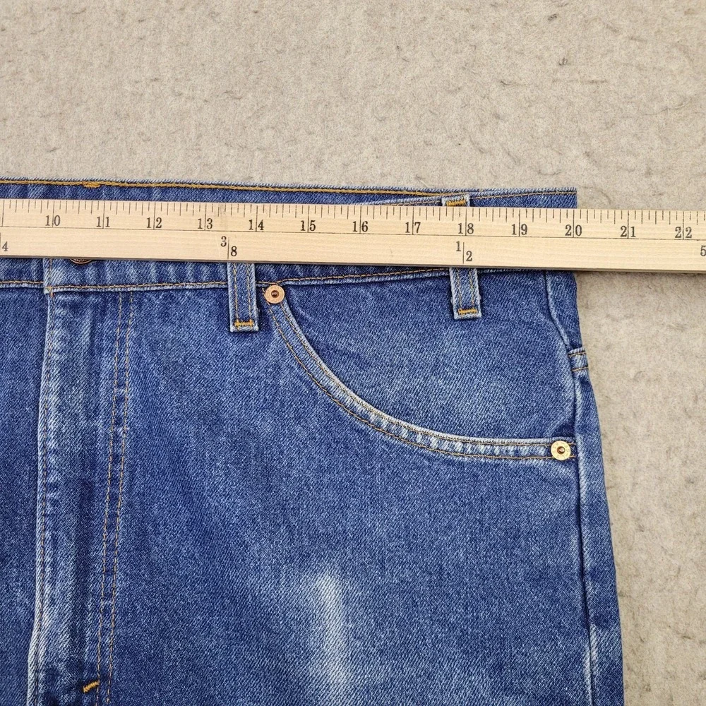 VTG 90s 1996 LEVI'S 505 Orange Tab Jeans Mens 40x30 Blue (Fits 40x26) USA Made